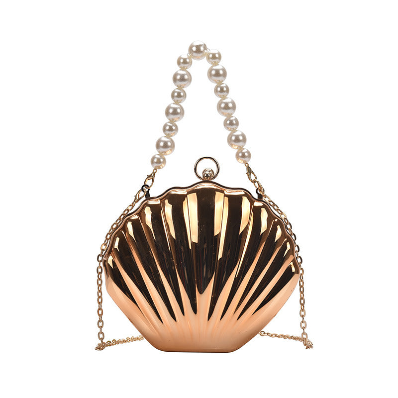 Acrylic Handbag Gold